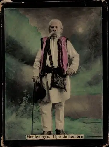 Foto Montenegro, Tipo de Hombre, Mann in Volkstracht