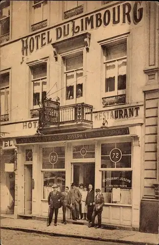 Ak Bruxelles Brüssel, Hotel du Limbourg, Restaurant