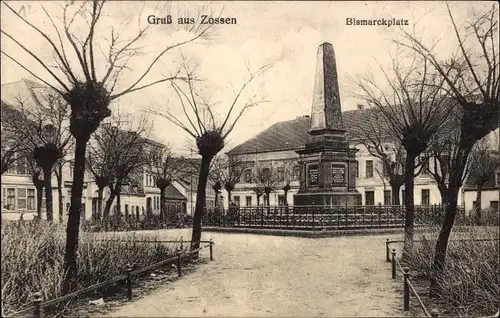 Ak Zossen in Brandenburg, Bismarckplatz