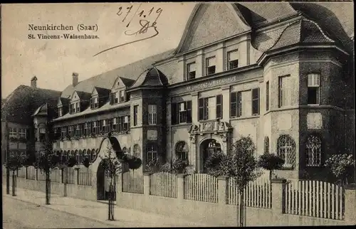 Ak Neunkirchen im Saarland, St. Vincenz Waisenhaus