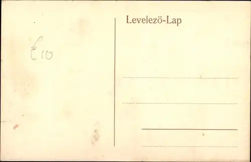 Passepartout Ak Kápolna Ungarn, Gesamtansicht, Schwalben