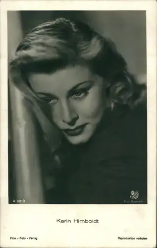 Ak Schauspielerin Karin Himboldt, Portrait