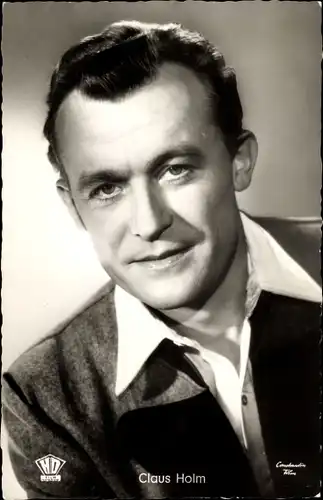 Ak Schauspieler Claus Holm, Portrait