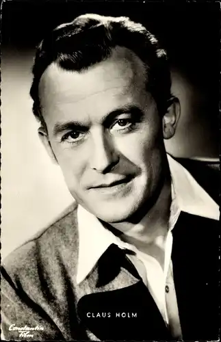 Ak Schauspieler Claus Holm, Portrait