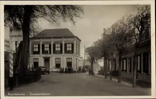 Ak Koudekerke Zeeland, Gemeentehuis