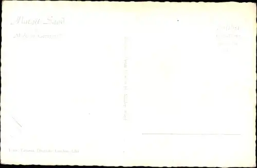 Ak Schauspielerin Margit Saad, Portrait, Autogramm