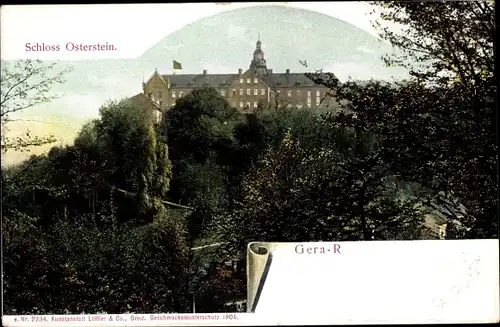 Ak Gera Thüringen, Schloss Osterstein