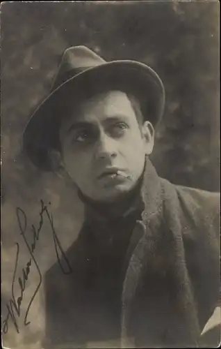 Ak Schauspieler Walter Schulz, Portrait, Autogramm