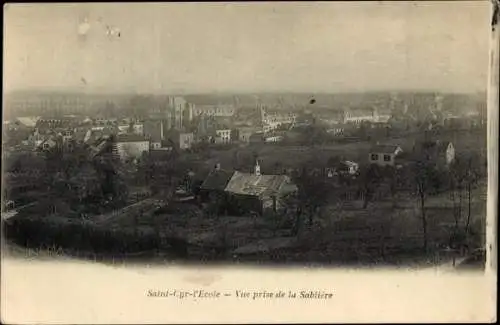 Postkarte Saint Cyr l'Ecole Yvelines, Blick vom Sabliere