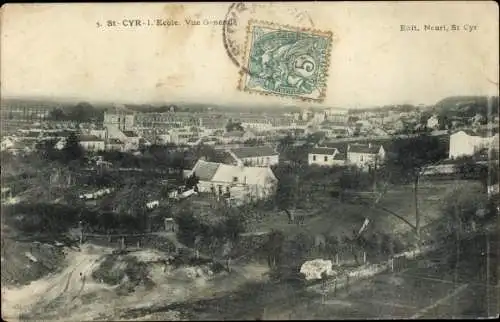 Ak Saint Cyr l'Ecole Yvelines, Gesamtansicht