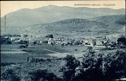 Ak Montpeyroux Hérault, Gesamtansicht