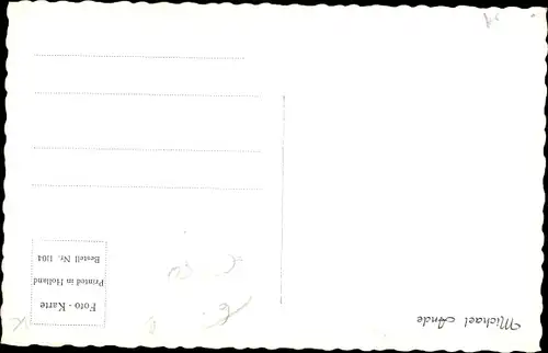 Ak Schauspieler Michael Ande, Portrait