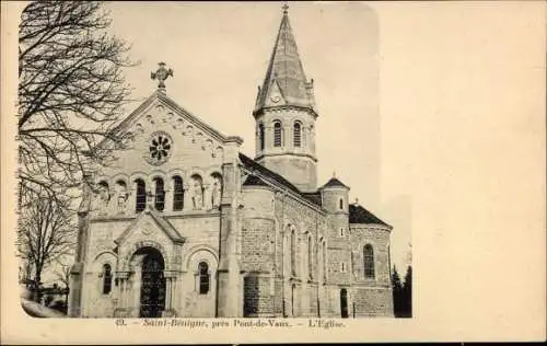 Ak Saint Bénigne Ain, Kirche