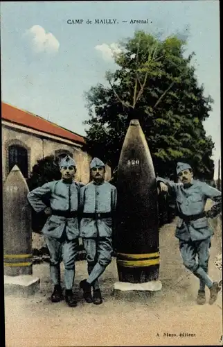 Ak Mailly le Camp Aube, Camp de Mailly, Arsenal
