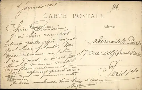 Ak Mailly le Camp Aube, Camp de Mailly, Kirche von Mailly-le-Petit