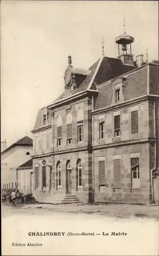 Ak Chalindrey Haute Marne, Das Rathaus