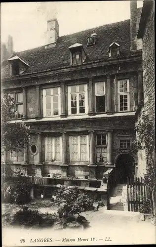 Ak Langres Haute Marne, Haus Henri IV