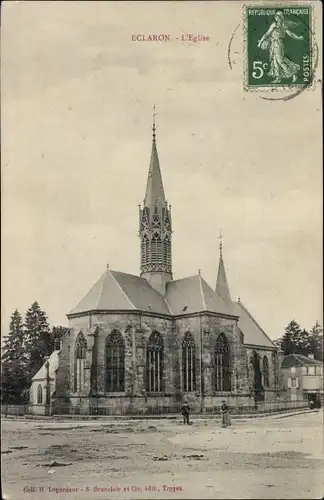 Ak Eclaron Haute Marne, Die Kirche