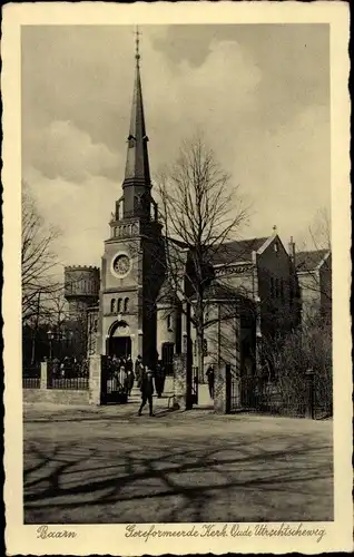 Ak Baarn Utrecht Niederlande, Gefeformeerde Kerk, Oude Utrechtscheweg