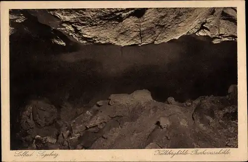 Ak Bad Segeberg in Holstein, Kalkberghöhle, Barbarossahöhle