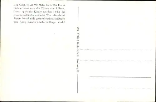 Ak Bad Segeberg in Holstein, Kalkberg, Freilichtbühne