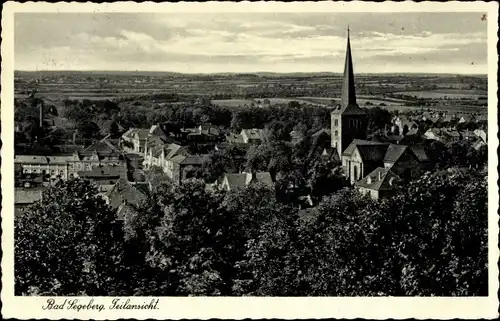 Ak Bad Segeberg in Holstein, Teilansicht, Kirche