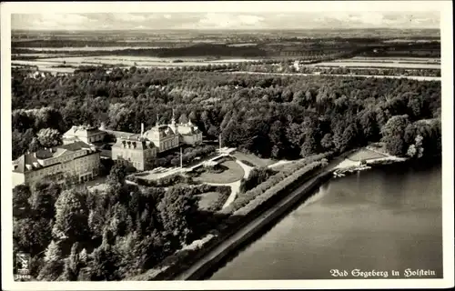 Ak Bad Segeberg in Holstein, Kurhaus, Fliegeraufnahme