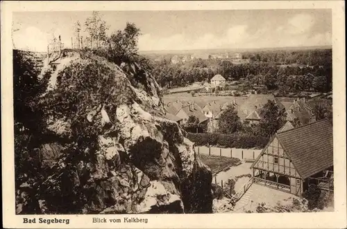 Ak Bad Segeberg in Holstein, Blick vom Kalkberg