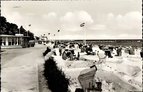 Ak Wyk auf Föhr Nordfriesland, Promenade, Strand