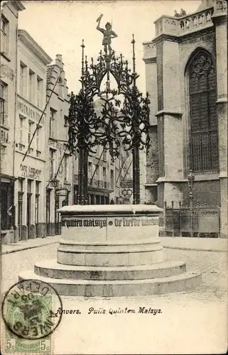Ak Antwerpen Antwerpen Flandern, Quinten Matsys Well