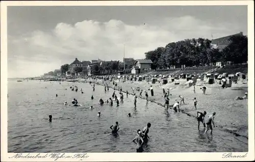 Ak Wyk auf Föhr Nordfriesland, Strand