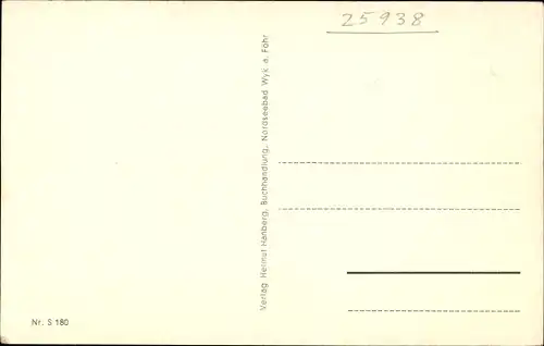 Ak Wyk auf Föhr Nordfriesland, Strand