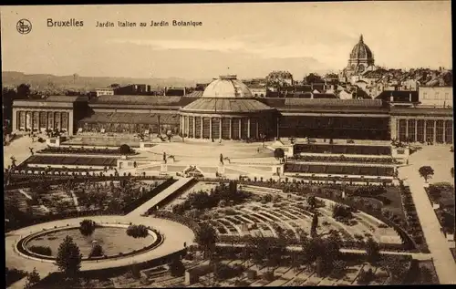Ak Brüssel Brüssel, Botanischer Garten, Italienischer Garten