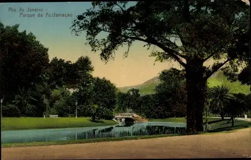 Ak Rio de Janeiro Brasilien, Parque da Acclamacao