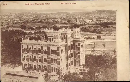 Ak Rio de Janeiro Brasilien, Instituto Oswaldo Cruz