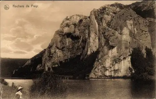 Ak Freyr Hastière Wallonien Namur, Felsen