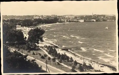 Foto Ak Eckernförde in Schleswig Holstein, Totalansicht