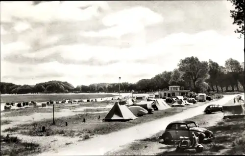 Ak Ostseebad Eckernförde, Südstrand, Zelte, Camping