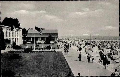 Ak Ostseebad Grömitz in Holstein, Strand, Promenade