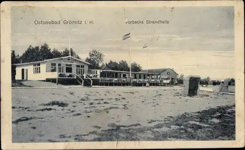 Ak Grömitz in Ostholstein, Vorbecks Strandhalle