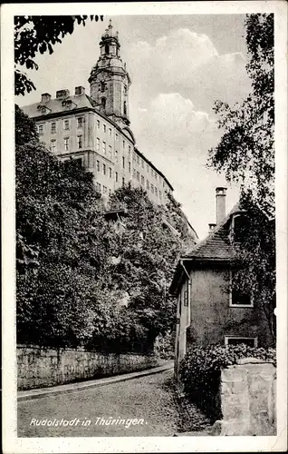 Ak Rudolstadt in Thüringen, Schloss Heidecksburg