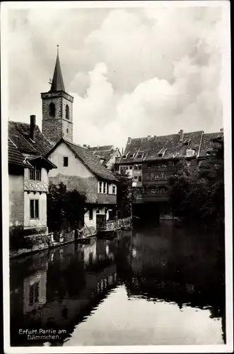 Ak Erfurt in Thüringen, Dämmchen, Kirchturm