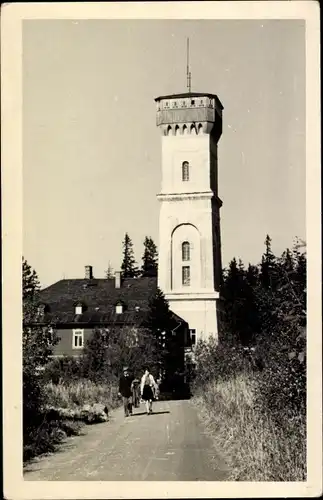 Foto Ak Annaberg Buchholz Erzgebirge, Pöhlberg, Handwerkerheim