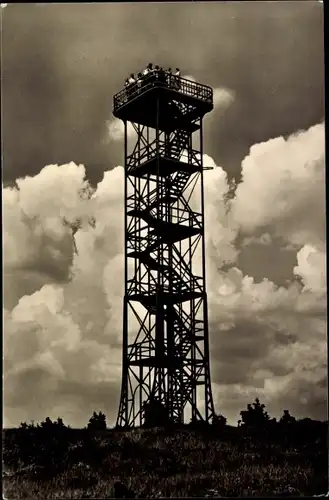 Ak Siegmundsburg Neuhaus am Rennweg in Thüringen, Bleßturm, Aussichtsturm