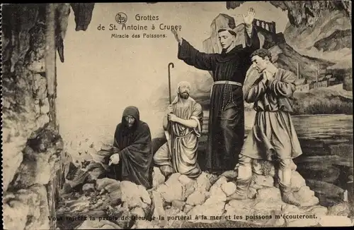Ak Crupet Wallonia Namur, Crupey, Grotte Saint Antoine