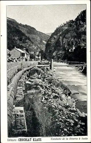 Ak Iselle di Trasquera Piemonte, Conduite de la Diveria