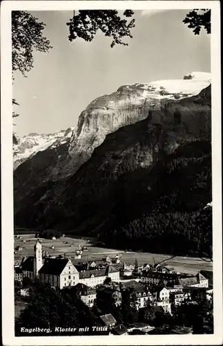 Ak Engelberg Kanton Obwalden Schweiz, Kloster Engelberg, Titlis