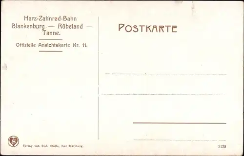 Ak Rothehütte Königshütte Oberharz am Brocken, Chaussee nach dem Brocken, Kalte Bode, Brücke