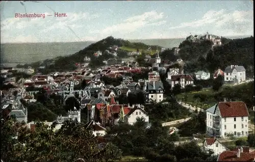 Ak Blankenburg am Harz, Gesamtansicht
