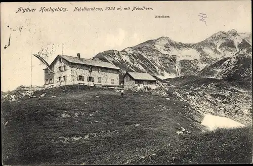 Ak Oberstdorf im Oberallgäu, Nebelhornhaus